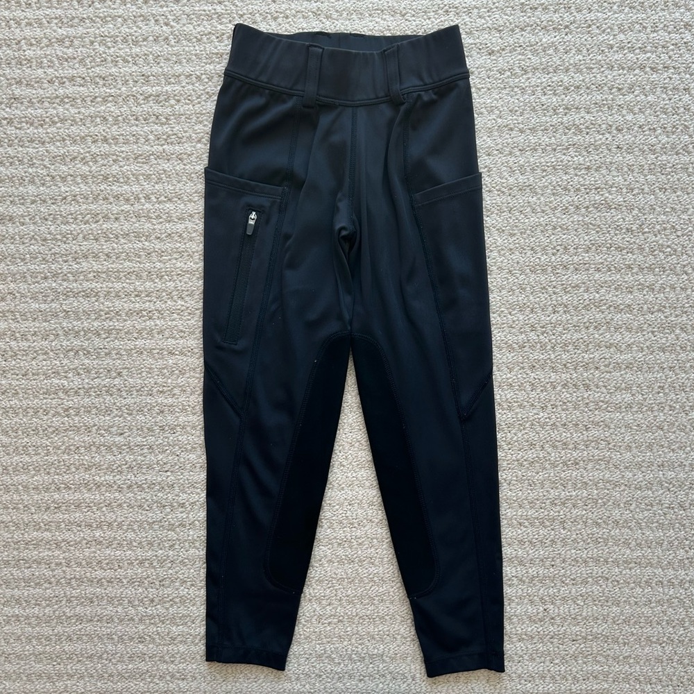 Baleaf Girls Black Riding Tights Size XS